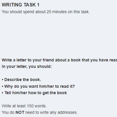 Mock Test 16 | General Writing Task 1